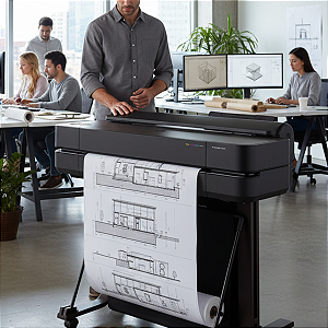 Plotter Hp Designjet T650 24 Polegadas A1 Wi-Fi Usb 5Hb08A