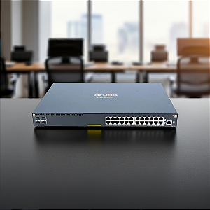 Switch 24G Hp Aruba 2930F Poe + 4Sfp+ 370W Jl255A