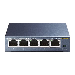 Switch 5P Tp-Link Mesa 10/100/1000Mbps Tl-Sg105 Tl-S
