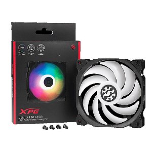 Fan Cooler Xpg Adata Rolamento Rifle Vento120Argb-Bkcww