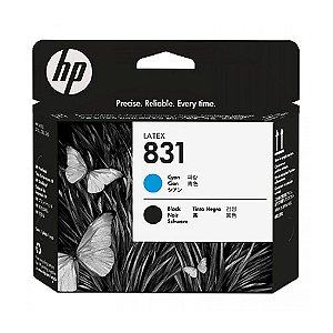 Cabeça De Impressão Hp Latex 831 Ciano/Preto Cz677A