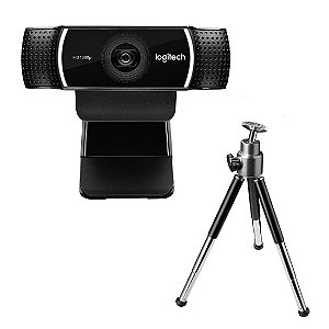 Webcam Logitech C922 Fhd 1080P Preta 960-001087