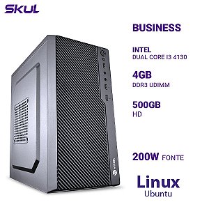 Pc Business B300 Dual Core3 4130 Mem 4Gb Ddr3 Hd 500Gb Fonte 200W Linux