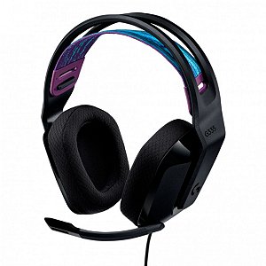 Headset Gamer Logitech G335 Preto Estéreo Usb 981-000977