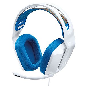 Headset Gamer Logitech G335 Branco estéreo USB 981-001017-V