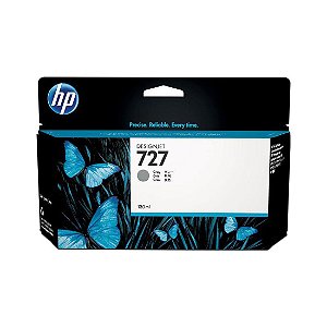 Cartucho De Tinta Hp 727 Cinza Pluk 130Ml B3P24A