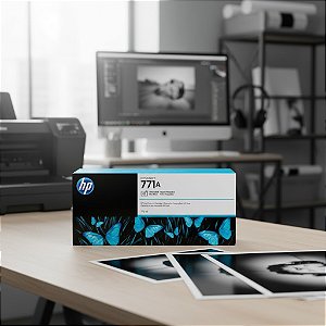 Cartucho De Tinta Hp 771A Preto Fotográfico B6Y21A