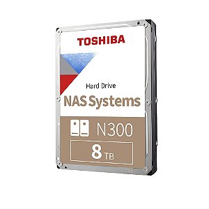 Hd 8Tb Interno Toshiba 3.5' N300 Nas Hdwg480Xzstai