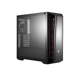 Gabinete Gamer Cooler Master Masterbox MB520 TG Preto/vermelho