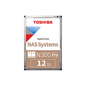HD Interno 12TB Toshiba N300 PRO Sataiii 512MB HDWG51CXZSTB