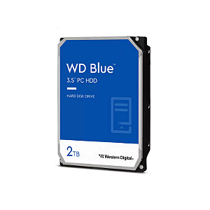 HD Interno 2TB 3,5 Western Digital Blue Sataiii 64MB WD20EARZ