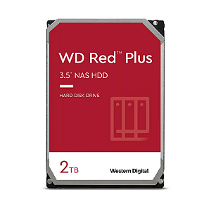 HD Interno 2TB Western Digital RED Plus Sataiii 64MB WD20EFPX