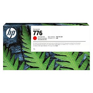 Cartucho de Tinta HP 776 Vermelho Cromático 1L PLUK 1XB10A