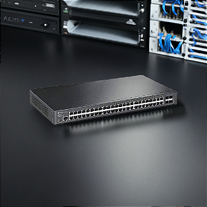 Switch 48P Tp-Link Tl-sg3452 Smb Gigabit L2 4 Slots Sfp Gerenciável