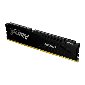 Memória Ram 8Gb Ddr5 6000Mhz Kingston Fury Beast Black PC Kf560C40Bb-8