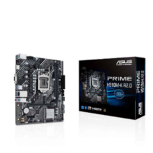 Placa Mae (Intel) Asus Prime H510M-K R2.0 Ddr4 Lga1200 10° E 11° Geracao