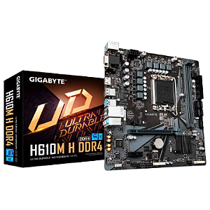 Placa Mae (Intel) Gigabyte H610M H Ddr4 Lga1700 12° Geracao