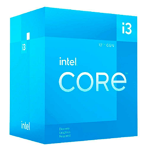 Processador Intel Core I3-12100 3.3Ghz 12Mb Lga 1700 12G Bx8071512100