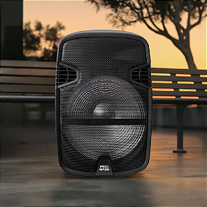 Caixa Ativa Portátil Street 12 Usb/sd/bt 12'' 400w Rms C/Bateria C/Mic