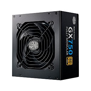 Fonte 750W Cooler Master Gx750 Full Modular 80 Plus Gold Mpe-7501-Afaag-W1