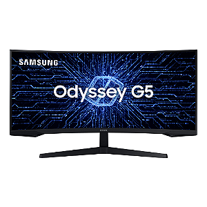 Monitor Samsung Curvo Gamer WQHD 34" 165Hz - LC34G55TWWLXZD