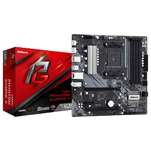 Placa Mae (Amd) Asrock A520M Phantom Gaming 4 Ddr4 Am4