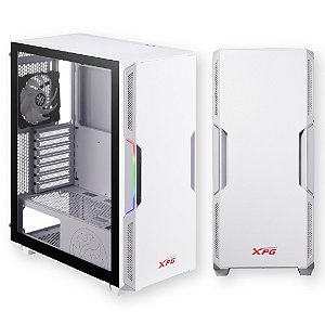 Gabinete Gamer Adata Xpg Starker Lateral De Vidro Branco