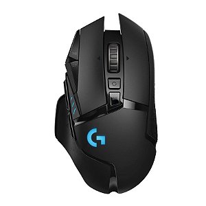 Mouse Gamer Logitech G502 Pt Lightspeed sem Fio 910-005566-V