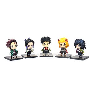 Figure Demon Slayer: Kimetsu No Yaiba - Tanjiro E Hashira Mascot - Set A