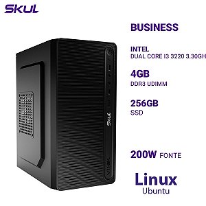 Computador B300 Dual Core I3 3220 3.30ghz 4gb Ddr3 Ssd 256gb 200w  Linux