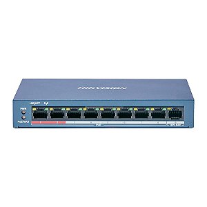 Switch 9 Portas Poe 10/100 - Ds-3e1309p-ei/m