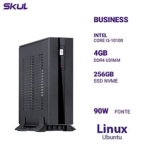 Mini PC Business B300 Core I3-10100 4gb Ssd 256gb Nvme Fonte 90w Linux