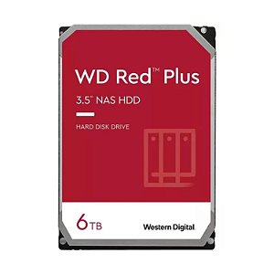 Hd Desktop Wd Red Plus 6Tb Nas Sata6 5400Rpm  256Mb 3,5"