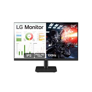 Monitor LG 24" Gamer 100Hz 5ms FHD 24MS500-B.AWZM - 24MS500-