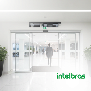 Automatizador De Porta Intelbras Pd 300 Preto 2.2M 4663001