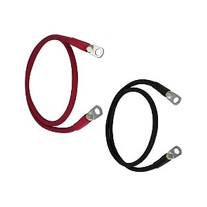 Cabo Elétrico Intelbras Pt/Vm Olhal M8 35Mm2 3M 125A Para Inversor (Par)
