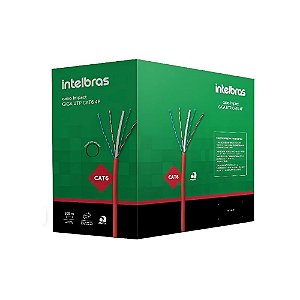 Cabo Utp Intelbras Cat6 4P X 23 Awg Cmx Impact Giga 305M Azul 4830008