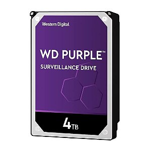 Hd 4Tb Wd Western Digital Purple Disco Rígido Para Cftv Wd43Purz