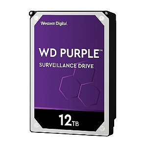 Hd 12Tb Wd Western Digital Purple Para Cftv - Wd121Purp