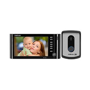 Kit Videoporteiro Intelbras Iv 7010 Hf - Preto Viva Voz 4520025