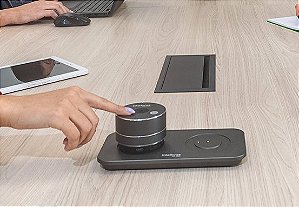 Microfone C Wireless Para Videoconferencia Intelbras Evc 2000 G2 4290035