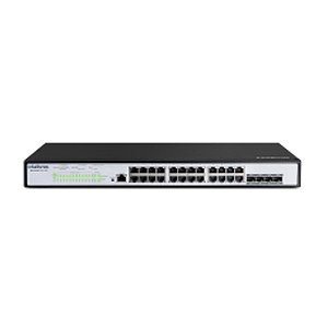 Switch Gerenciavel 24 Portas Intelbras Giga + 4 Portas Sfp 10000 Base-X S2328G-B