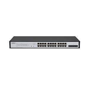 Switch Gerenciavel Poe 24P Giga+4P Gbic Intelbras Sg 2404 Poe L2+ 4780033