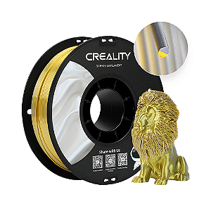 Filamento Creality CrSilk (Dourado E Prata) 1,75Mm 3301120012