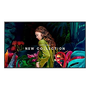 Monitor Samsung Qb85c 4k 85" Profissional Lh85qbcebgcxen