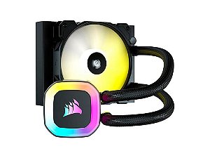 Water Cooler P/ Processador Corsair H55 120mm P/ Intel/amd Rgb Preto - Cw-9060052-ww
