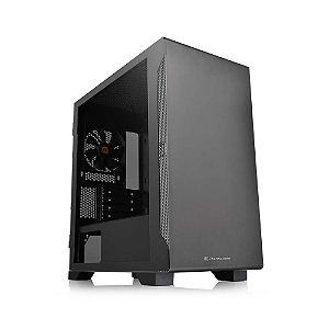 Gabinete Gamer Thermaltake S100Tg Black C/ Fonte 600W 80 Plus