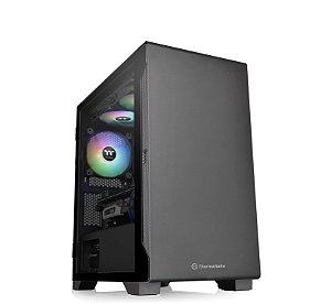 Gabinete Gamer Thermaltake Versa S100 Tg Black Ca-1Q9-00S1Wn-00