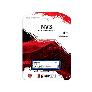 Ssd Kingston Nv3 4Tb M.2 2280 Nvme Pcie 4.0 - Snv3S/4000G