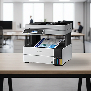 Multifuncional Epson Ecotank L6490 (Wi-Fi/ Ethernet/ Fax/ Adf/ Duplex/ Bivolt) - Branca